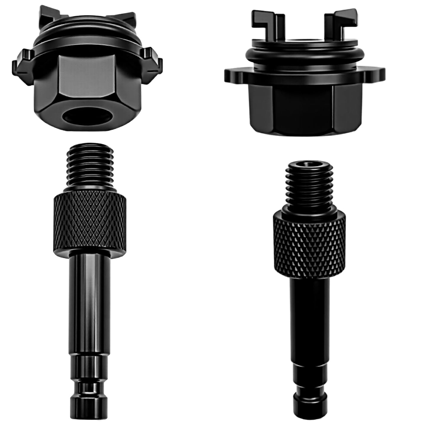Metal Transmission Oil Filling Tool Set Compatible with Mercedes-Benz 725.0 9G-Tronic 9-Speed Transmission – 4pcs ATF Oil Change Filler Adapter Replaces 725589009000, 725589029000 (ATF109)