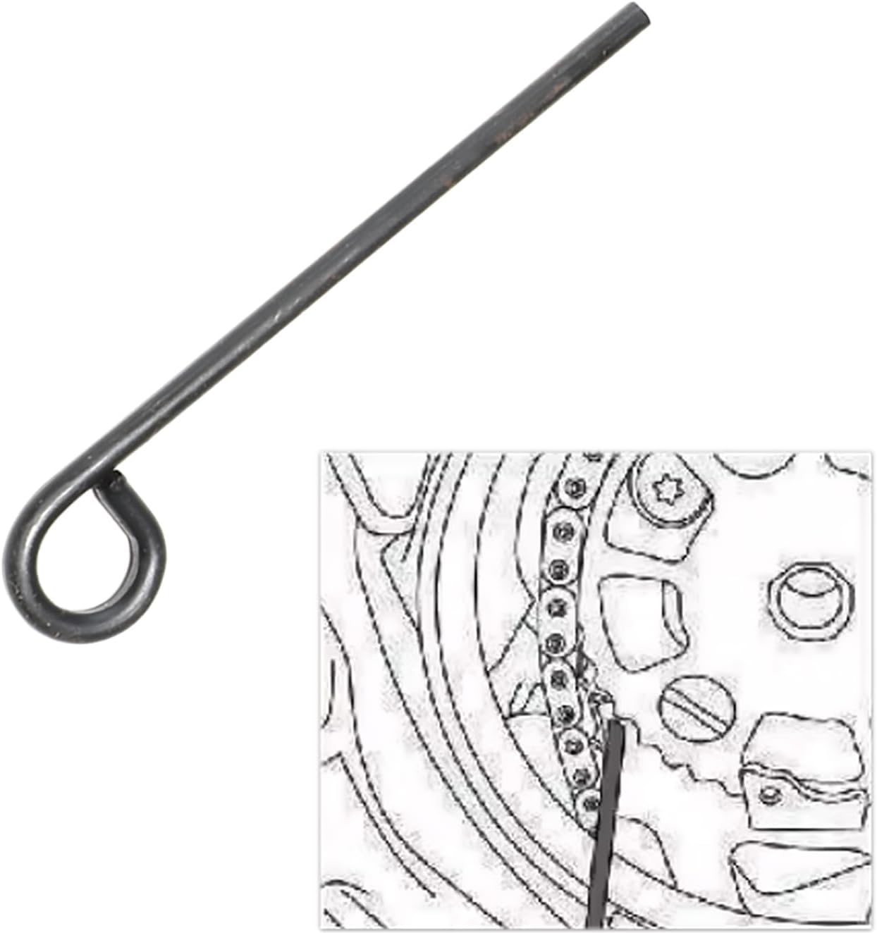 Oil Pump Sprocket Holding Tool & Balance Shaft Tool Compatible with BMW N55 Engine – OEM 114120, 2303793