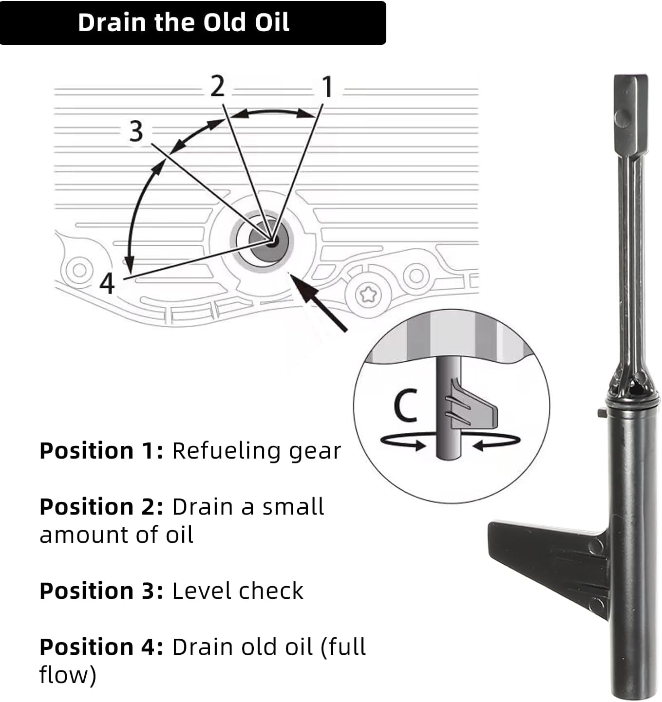 Metal Transmission Oil Filling Tool for Mercedes Benz 725.0 9-Speed, Oil Change Adapter 725589009000 725589029000