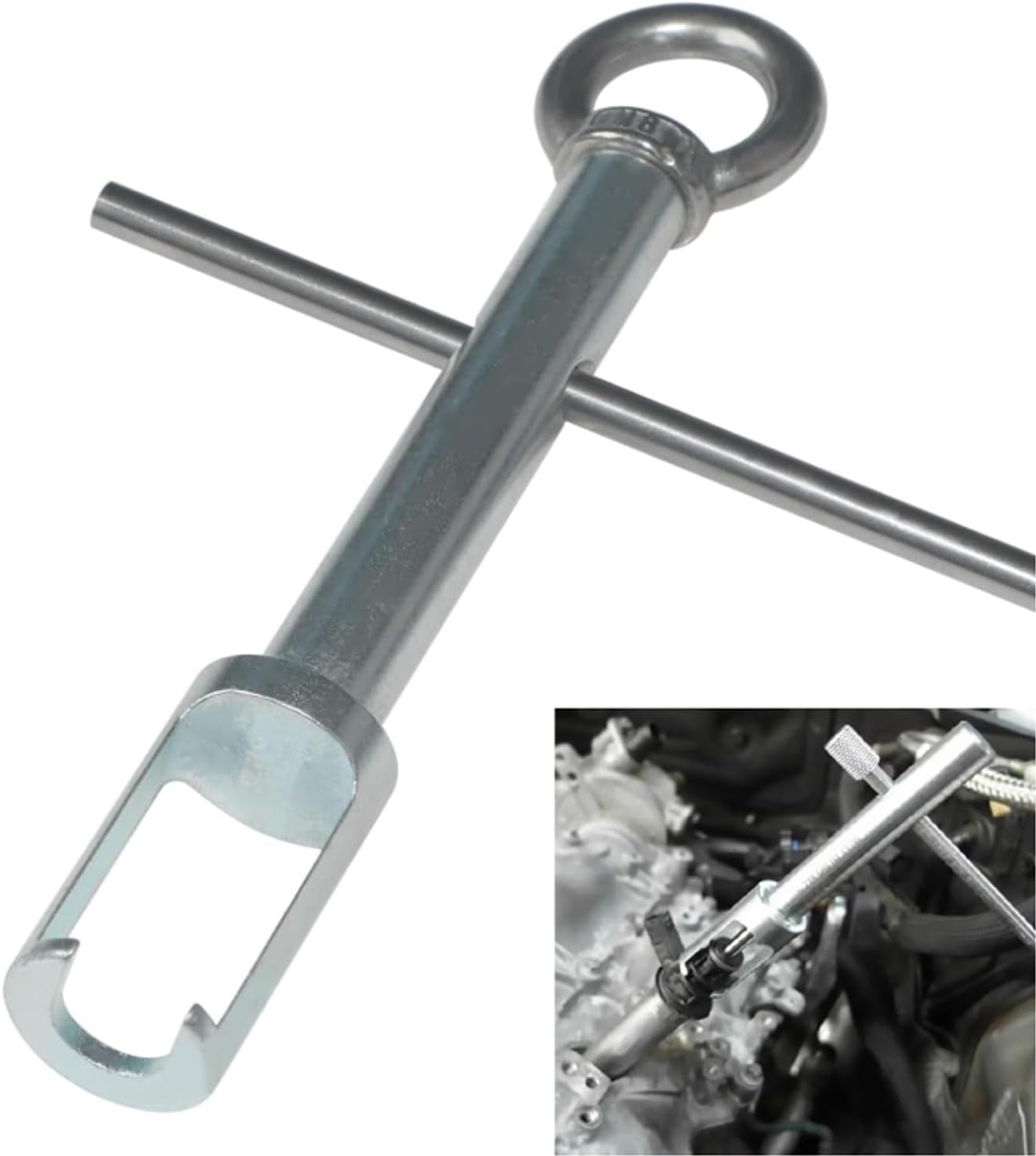 Camshaft Alignment Locking Tool & Fuel Injector Puller Kit Compatible with Mercedes-Benz M133 M260 M264 M270 M274 1.6L Engines – A/B Class – Replaces OEM 270589006100, 270589016100