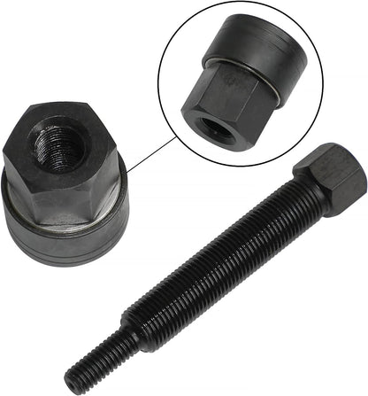 Power Steering Pump Pulley Remove & Install Puller Compatible with Mercedes-Benz M271 M272 – Includes Line Disconnect Tool & Storage Case