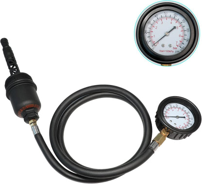 Oil Filter Housing Cap & Oil Pressure Tester Kit Compatible with Mercedes-Benz M271 1.8L – C-Class, E-Class, CLC, CLK, Sprinter 3/5 – A2711800238