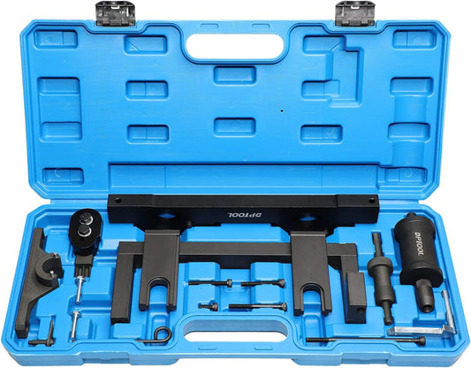 Camshaft Timing, Flywheel Holder & Fuel Injector Removal Tool Kit Compatible with BMW N20 N26 Engines