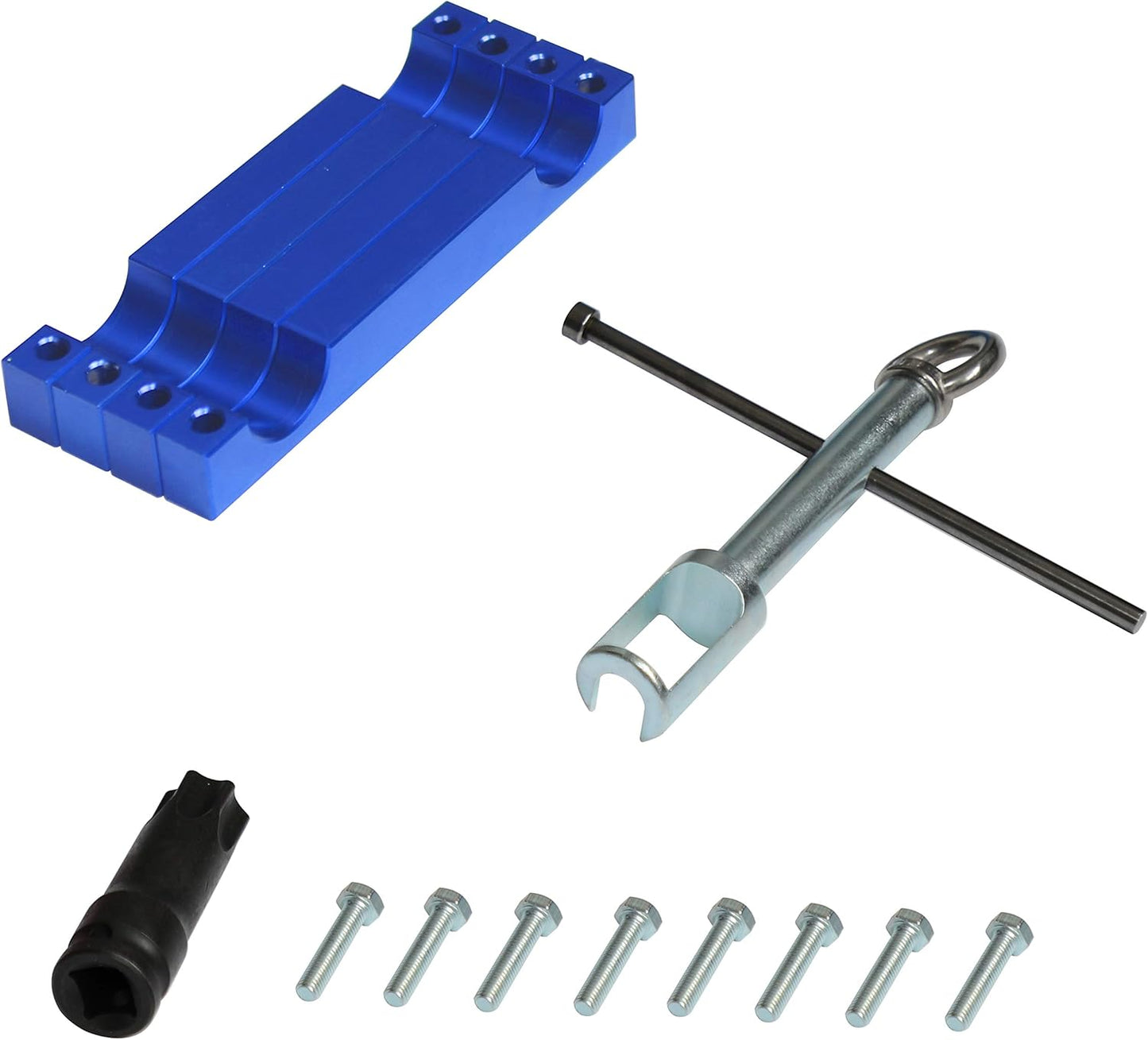 Engine Timing & Fuel Injector Removal Tool Kit for Mercedes-Benz M157, M276, M278 – Includes Camshaft Aligning, Locking & T100 Tools