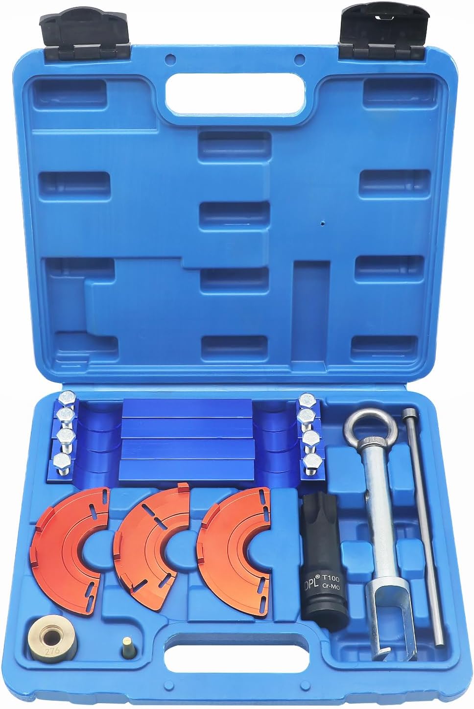 Engine Camshaft Timing Tool Kit for Mercedes-Benz M157, M276, M278 – Includes Camshaft Adjuster, Injector Remover & Seal Install Tools (OEM 276589014000 / 278589002300)