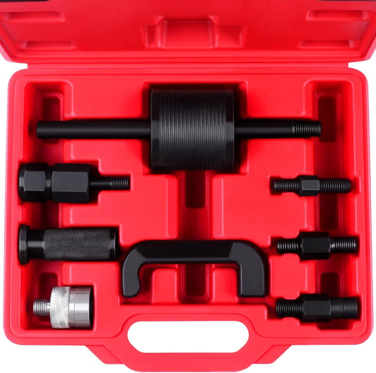 Engine Tools Diesel Injector Extractor Puller Kit Common Rail Tool Slide Hammer Puller Adaptors Fit for Mercedes Benz