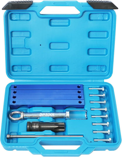 Engine Timing & Fuel Injector Removal Tool Kit for Mercedes-Benz M157, M276, M278 – Includes Camshaft Aligning, Locking & T100 Tools