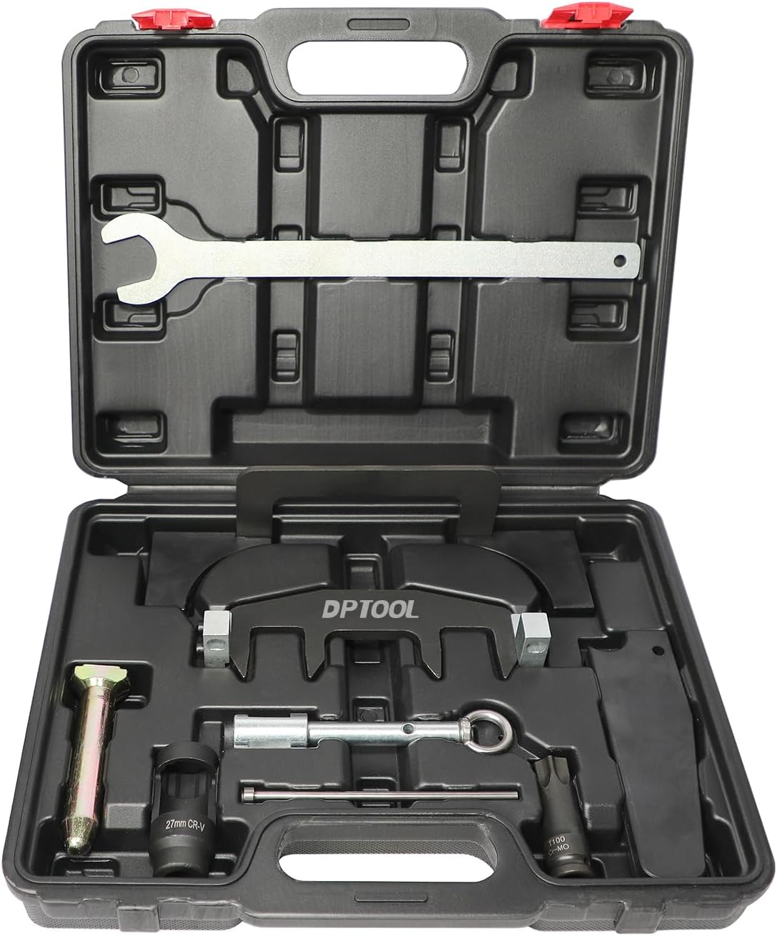 DPTOOL M271 Camshaft Adjuster Timing Chain Tool Kit with Fuel Injector Remover Installer, Compatible with Mercedes Benz M271 CLK SLK CLC C200 C180 E200 E260 SLK200