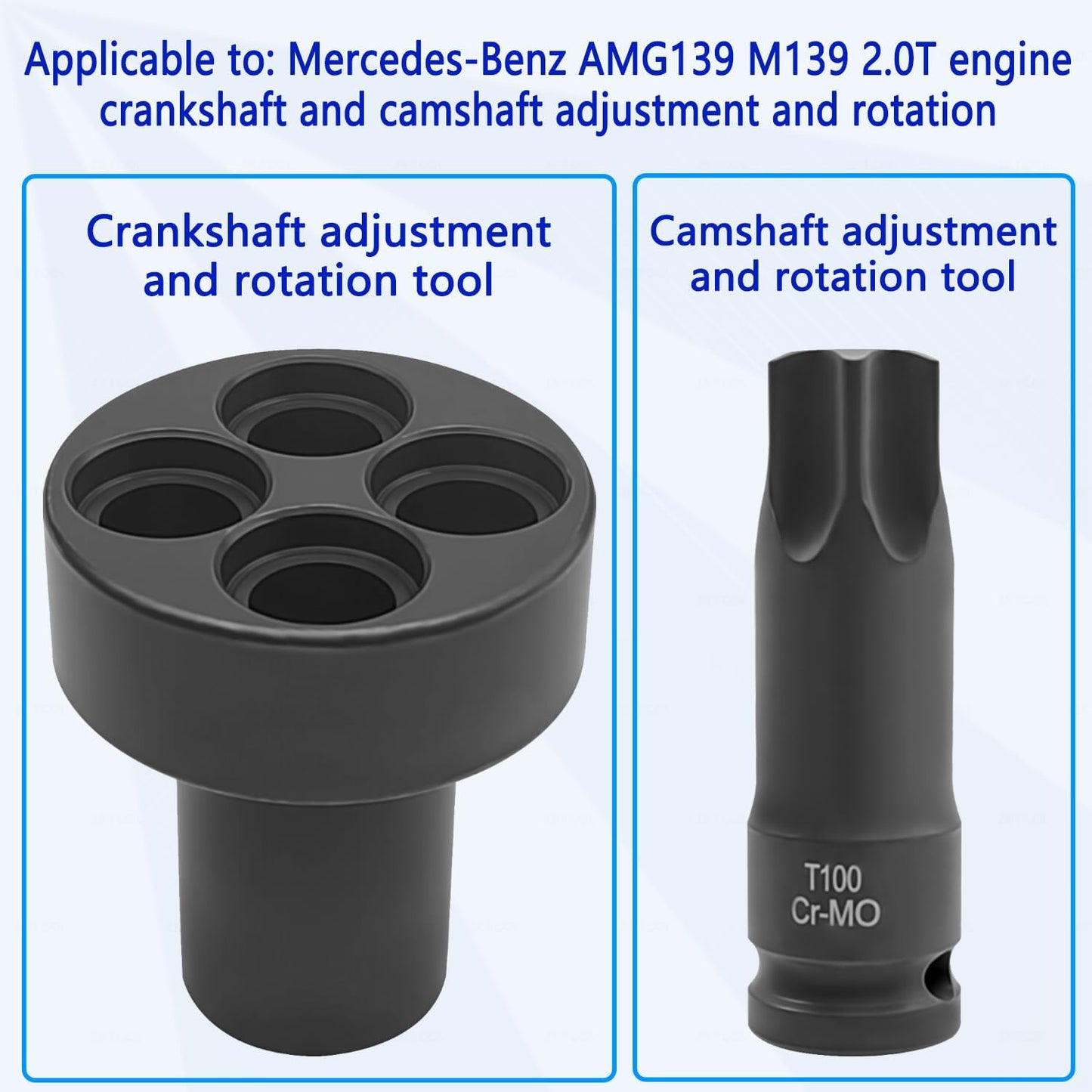 Engine Camshaft Timing Alignment Tool Kit Compatible with Mercedes-Benz AMG M139 2.0T, GLA 2nd C118 Engine – OEM Equivalent 139589004004