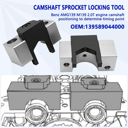 Engine Camshaft Timing Alignment Tool Kit Compatible with Mercedes-Benz AMG M139 2.0T, GLA 2nd C118 Engine – OEM Equivalent 139589004004