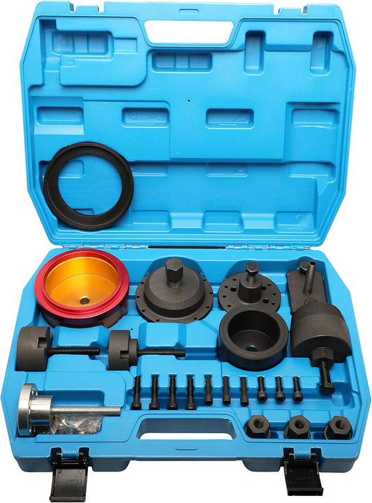 Upgraded Crankshaft Oil Seal Remover & Installer Kit for BMW – Front & Rear Seal Tool Compatible with N20, B38, N40, N42, N45, N45T, N46, N46T, N52, N53, N54, N55 Engines